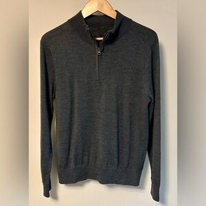 J. Crew Merino wool half-zip sweater
